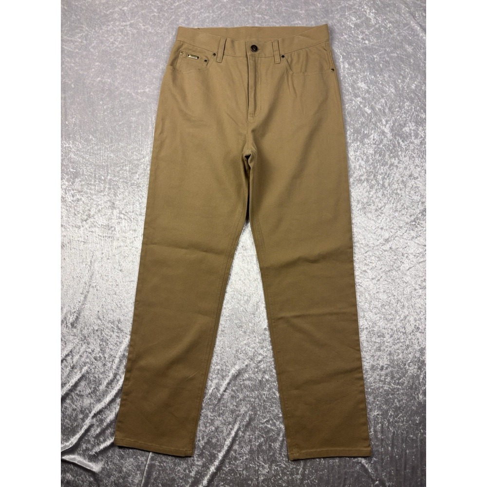 Lauren Jeans Co. Ralph Lauren Women's Khaki Chino Tan Straight Leg Pants Sz 10